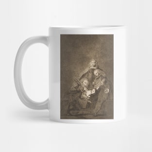 How They Pluck Her! by Francisco Goya Mug